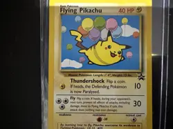 Flying Pikachu Black Star Promo 25 Pokemon Card Near Mint Minus (NM-) - Image 3