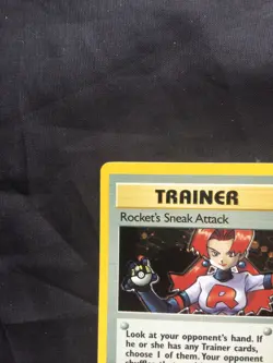 Pokemon Cards: Team Rocket 1st Edition Rare Holo: Rocket's Sneak Attack 16/82 - Image 3