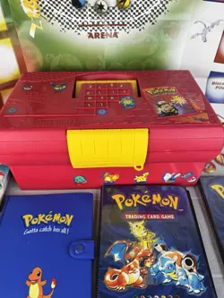 Vintage Pokemon Mixed Lot 1990s Cards Box Books And More - Image 4