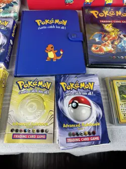 Vintage Pokemon Mixed Lot 1990s Cards Box Books And More - Image 5