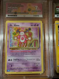 4x ACE Graded Pokemon Cards Bundle Blaistoise Mr Mime Mega Sharpedo EX Pikachu - Image 4
