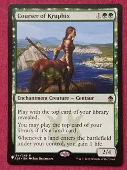 Magic The Gathering MYSTERY BOOSTER COURSER OF KRUPHIX green card MTG - Image 1