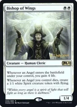 Bishop of Wings -Foil Light Play MTG Promos: Prerelease Cards - Image 1