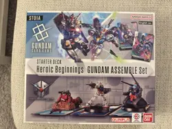 SEALED ENGLISH GUNDAM CARD GAME ASSEMBLE HEROIC BEGINNING STARTER DECK SET ST01A - Image 1