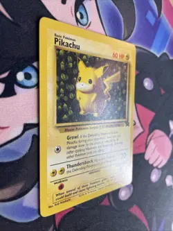 Pikachu Black Star #1 League Promo WOTC Pokemon Card Vintage LP/NM - Image 2
