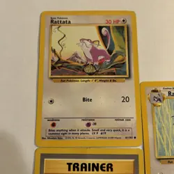 Vintage Pokemon Cards Lot of 2 Base Set 1999 WOTC 90s - Image 2