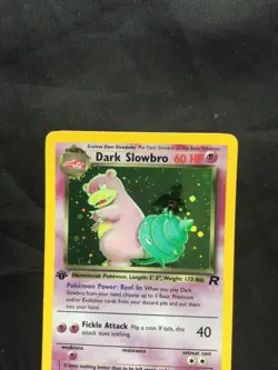 Pokemon Cards: Team Rocket 1st Edition Rare Holo: Dark Slowbro 12/82 - Image 2