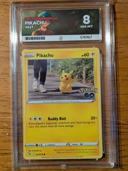 3x ACE Graded Pokemon Cards Bundle Joblot Mr Mime Pikachu Mega Charizard X EX - Image 3