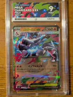 3x ACE Graded Pokemon Cards Bundle Joblot Mr Mime Pikachu Mega Charizard X EX - Image 4