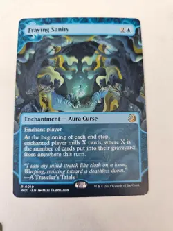 MTG -Fraying Sanity Wilds of Eldraine Enchanting 019 - Image 1