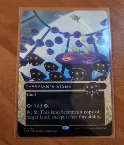 Magic MTG Thespian's Stage EOS 0044 Borderless Foil Rare - NM condition - Image 1