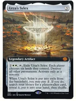 Urza's Sylex NM/M* EXTENDED The Brother's War ENGLISH 312 mtg -UnltdCards - Image 1