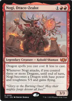 Nogi, Draco-Zealot M Commander: Tarkir: Dragonstorm 226 NM - Image 1