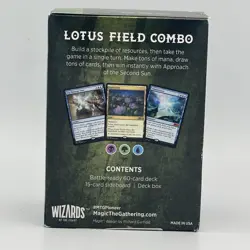 MTG Magic The Gathering Lotus Field Combo Pioneer Challenger Deck NIB Sealed - Image 3