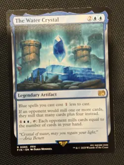 The Water Crystal R 0085 Legendary Artifact Final Fantasy Mtg Near Mint NM - Image 1