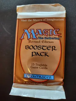 1994 MAGIC The Gathering Revised Edition BOOSTER PACK - New FACTORY SEALED 742818067003 - Image 1