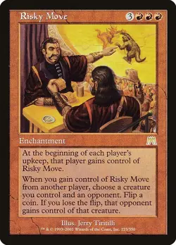 Risky Move 1x MtG Onslaught ONS SP/NM - Image 1