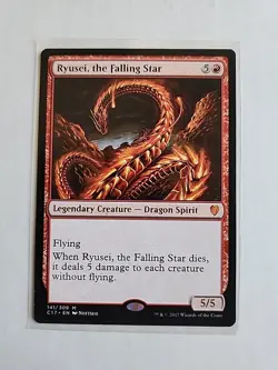 Ryusei the Falling Star - Commander 2017 - MTG Magic - Mythic Rare - Creature - Image 1