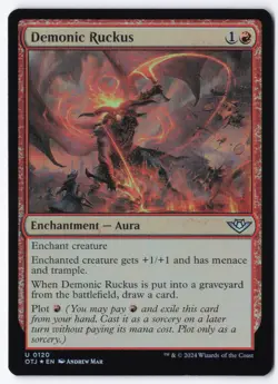 Demonic Ruckus U Outlaws of Thunder Junction 120 NM - Image 1