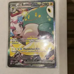 Pokemon TCG Iono's Bellibolt EX Holo Card Sv09: Journey Together 183/159 - Image 1