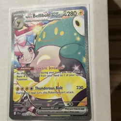 Pokemon TCG Iono's Bellibolt EX Holo Card Sv09: Journey Together 183/159 - Image 2