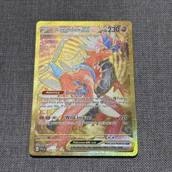 GOLD Koraidon EX 254/198 Scarlet and Violet Pokemon TCG - Image 3