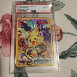 2023 Pokemon SWSH Crown Zenith Pikachu #160/159 PSA 10 - Image 1