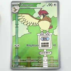 Pidgeotto 208/197 SV03: Obsidian Flames Illustration Rare 2023 Pokemon Card NM - Image 1