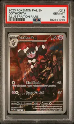 2023 POKEMON PAL EN-PALDEA EVOLVED ILLUSTRATION RARE #213 GOTHORITA PSA 10 - Image 1