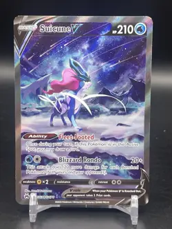 Suicune V 2023 Full Art #GG38 Galarian Gallery Crown Zenith Pokemon English NM - Image 1