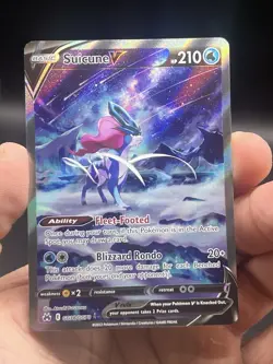 Suicune V 2023 Full Art #GG38 Galarian Gallery Crown Zenith Pokemon English NM - Image 3