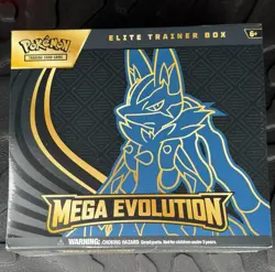 Pokemon TCG Mega Evolution Elite Trainer Box ETB (Lucario) NEW Factory Sealed - Image 1