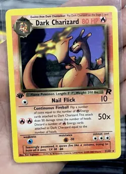 Pokemon TCG Dark Charmander/Charmeleon/Charizard Evolution Set 1st Edition 🔥 - Image 2