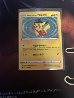 Pokemon - Special Delicery Pikachu Black Star Promo (SWSH074) - Image 1