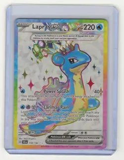 Lapras ex 158/142 Sv07: Stellar Crown Holo Pokemon - Image 1