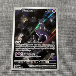 PROMO Mewtwo 052 Black star promo 151 Scarlet and Violet Pokemon TCG - Image 1