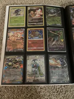 Pokemon Bidner Lot Of 323 Ultra Rares, Full Arts, And More With 151 Binder - Image 1