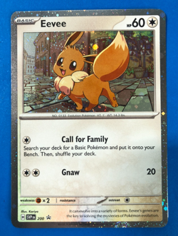 Eevee SVP200 Scarlet & Violet Black Star Promo Destined Rivals Pokemon TCG - Image 1