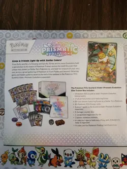 Pokemon TCG: S&V Prismatic Evolutions Factory Sealed Elite Trainer Box - Image 2