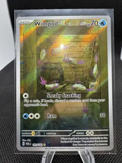 Pokemon TCG Wimpod Paradox Rift 191/182 Holo Illustration Rare - Image 1