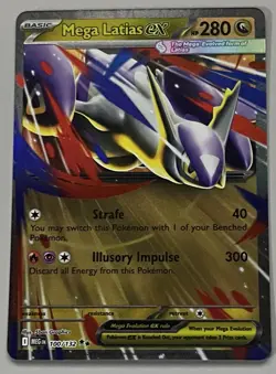 Pokemon Mega Evolution Mega Latias ex Basic Double Rare HoloFoil #100/132 - Image 1