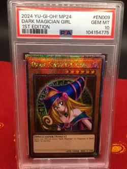 Dark Magician Girl MP24-EN009 Quarter Century Secret Rare Yugioh 25th PSA 10 - Image 1