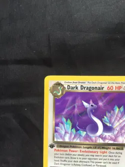 Pokemon Cards: Team Rocket 1st Edition Uncommon: Dark Dragonair 33/82 - Image 2