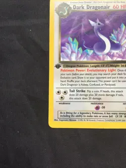 Pokemon Cards: Team Rocket 1st Edition Uncommon: Dark Dragonair 33/82 - Image 5
