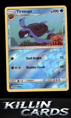 Reverse Holofoil Tirtouga 44/236 Pokemon Uncommon SM - Unified Minds Card NM - Image 1
