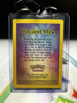 Ancient Mew Holo Promo Pokemon TCG Card Miscellaneous Products - Image 3
