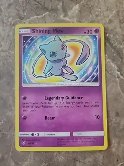Shining Mew 40/73 - LP - Shining Legends Shiny Holo Rare Pokemon Card - Image 1