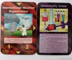 Lot 4 Cartes CARD UNLIMITED ASSASSINS NEW WORLD ORDER INWO ILLUMINATI GAME - Image 1