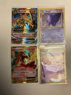 4x ~ESP~ SPANISH Cards (3 mint) (Gengar is MP) Private Lot - Image 1