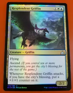 1x Resplendent Griffin | FOIL | Rivals of Ixalan | MTG Magic Cards - Image 1